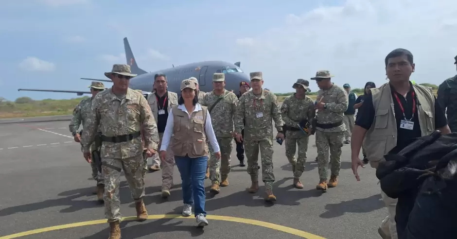 Keiko Fujimori llega a Tumbes para supervisar proceso de vacunación contra el dengue